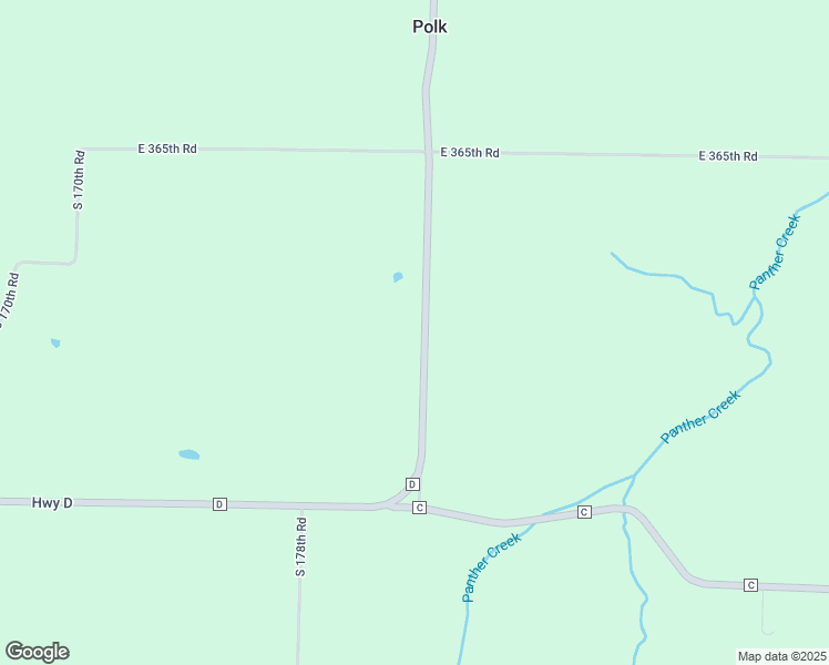 map of restaurants, bars, coffee shops, grocery stores, and more near 3663 State Highway D in Polk