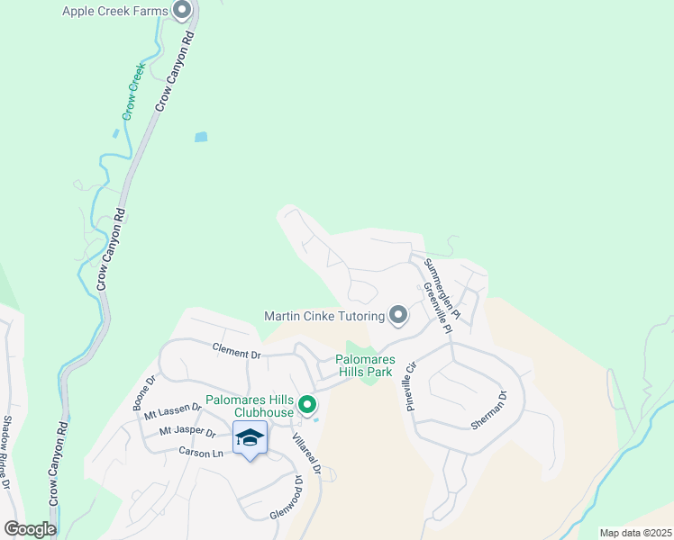 map of restaurants, bars, coffee shops, grocery stores, and more near 7335 Lamar Loop in Castro Valley