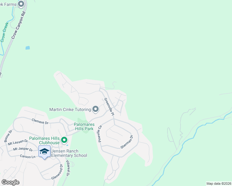 map of restaurants, bars, coffee shops, grocery stores, and more near 19769 Summerglen Place in Castro Valley
