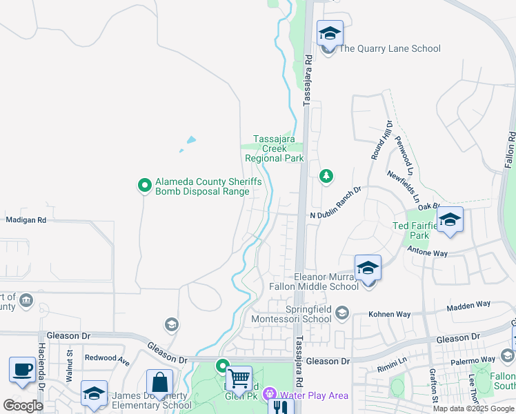 map of restaurants, bars, coffee shops, grocery stores, and more near 5936 Hillbrook Place in Dublin