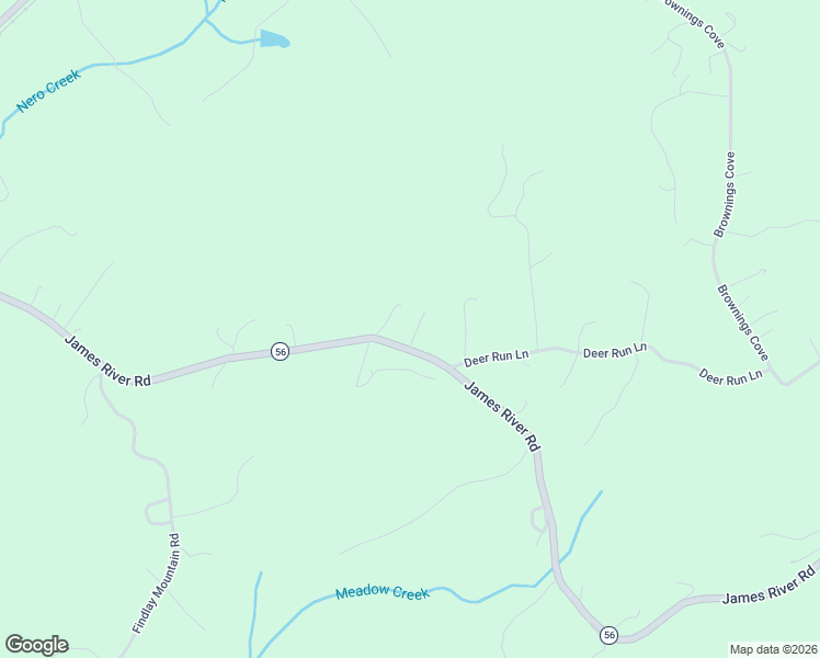 map of restaurants, bars, coffee shops, grocery stores, and more near 9100-9178 James River Road in Shipman