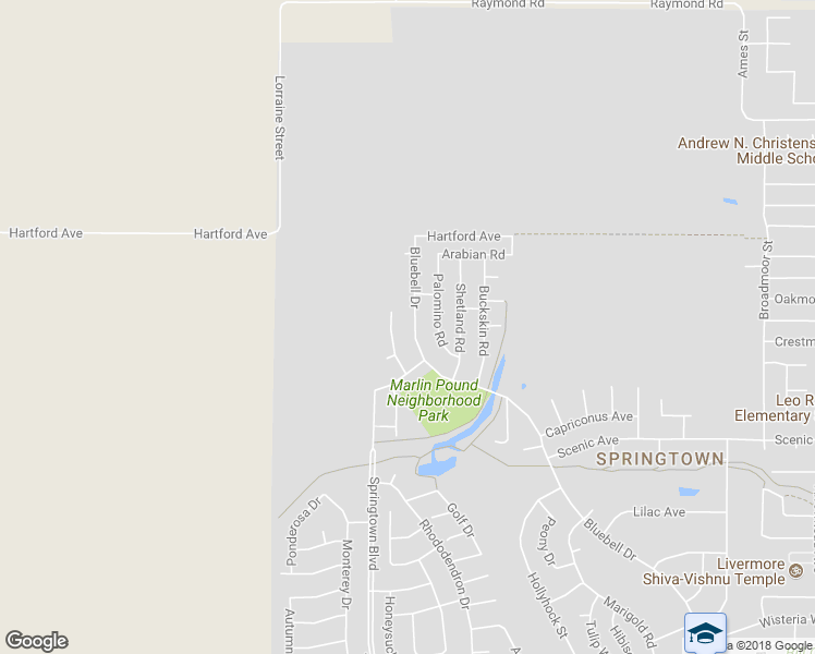 map of restaurants, bars, coffee shops, grocery stores, and more near 2196 Bluebell Drive in Livermore