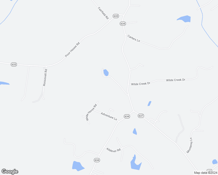 map of restaurants, bars, coffee shops, grocery stores, and more near 2372 Whitehall Lake Drive in Maidens
