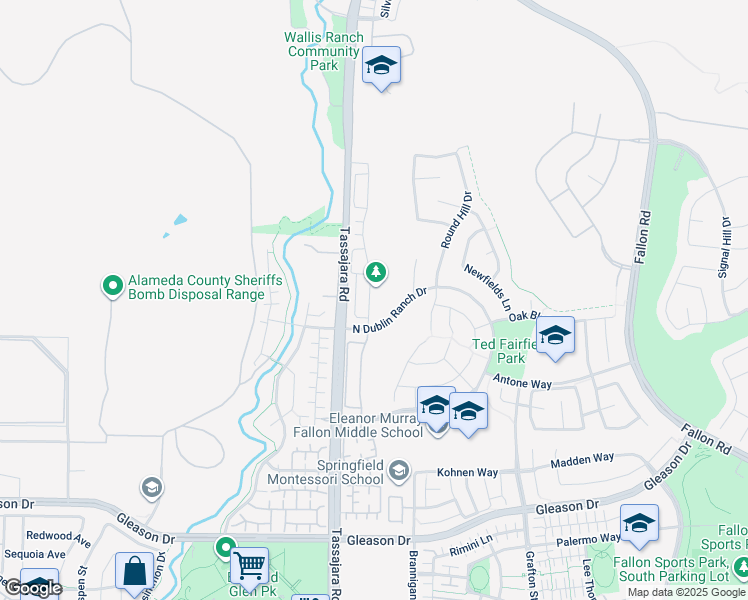 map of restaurants, bars, coffee shops, grocery stores, and more near 5783 Shadow Hill Drive in Dublin