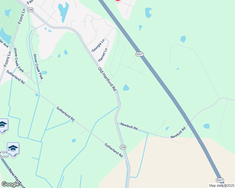 map of restaurants, bars, coffee shops, grocery stores, and more near 5415 Old Hartford Road in Owensboro