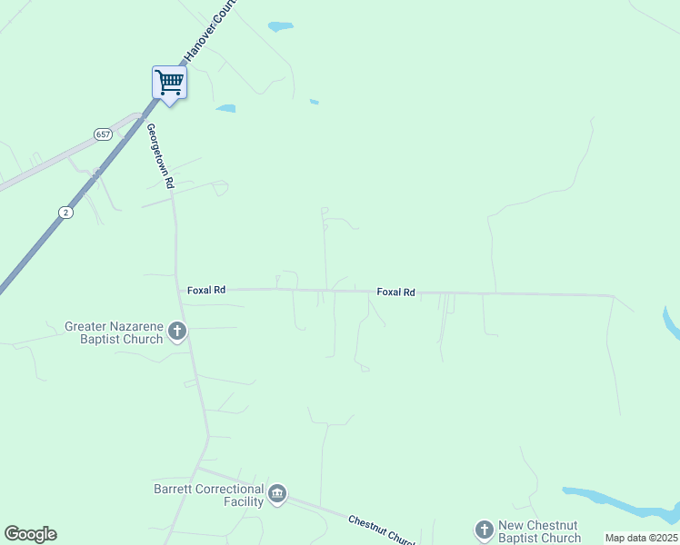 map of restaurants, bars, coffee shops, grocery stores, and more near 7318 Foxal Road in Mechanicsville
