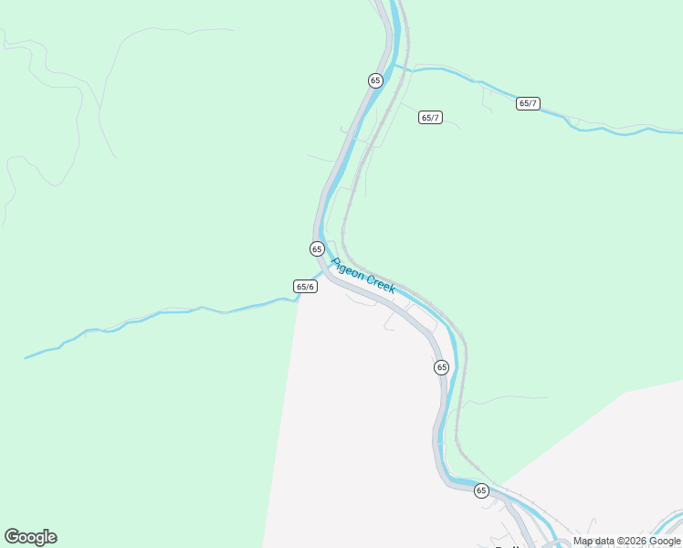 map of restaurants, bars, coffee shops, grocery stores, and more near 1317 West Virginia 65 in Delbarton