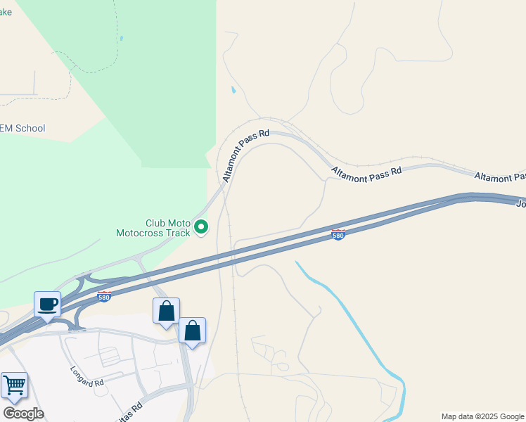 map of restaurants, bars, coffee shops, grocery stores, and more near John P. Miller Memorial Highway in Livermore
