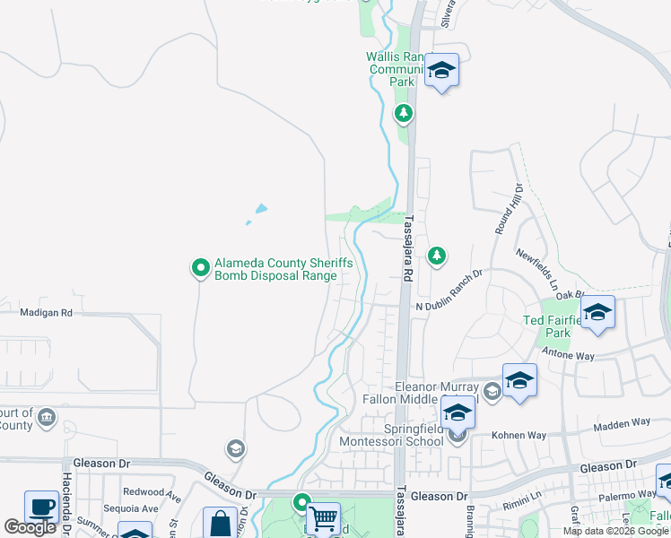 map of restaurants, bars, coffee shops, grocery stores, and more near 6020 Hillbrook Place in Dublin