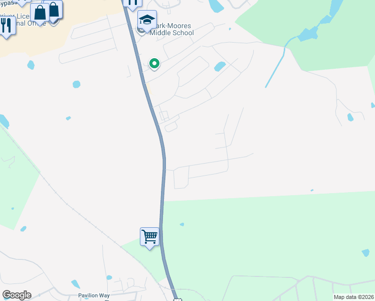 map of restaurants, bars, coffee shops, grocery stores, and more near 1460 U.S. 25 in Richmond