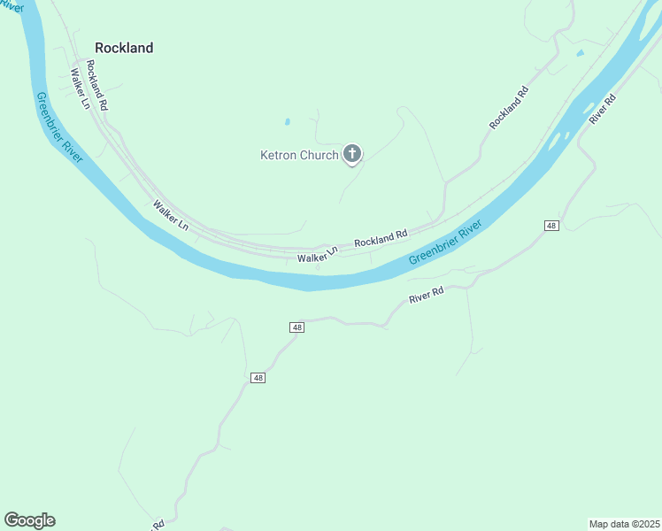 map of restaurants, bars, coffee shops, grocery stores, and more near 167 Walker Lane in Ronceverte