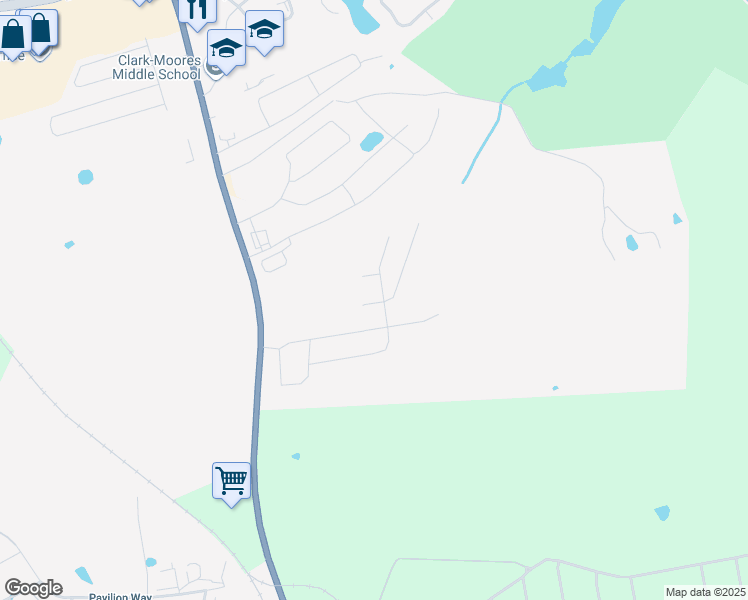 map of restaurants, bars, coffee shops, grocery stores, and more near 503 Southern Cross Drive in Richmond