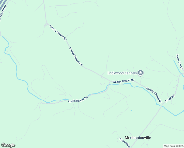 map of restaurants, bars, coffee shops, grocery stores, and more near Wesley Chapel Road in Lexington