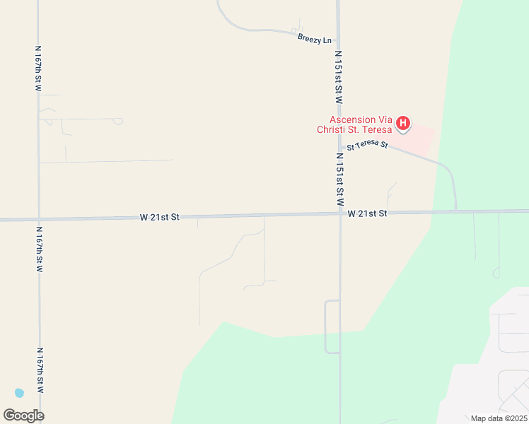 map of restaurants, bars, coffee shops, grocery stores, and more near 15647-15683 West 21st Street in Goddard