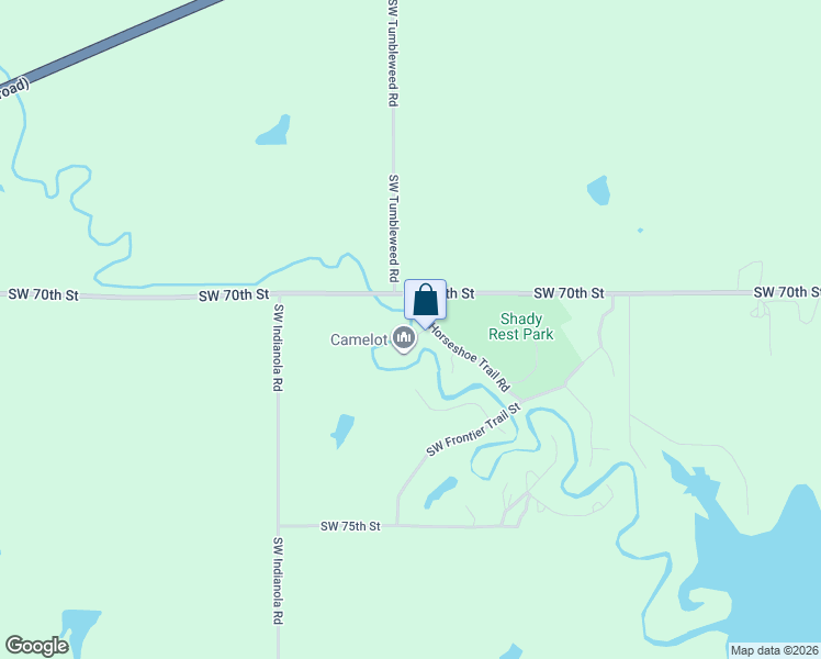 map of restaurants, bars, coffee shops, grocery stores, and more near 12722 Southwest Chisholm Trail Road in Andover