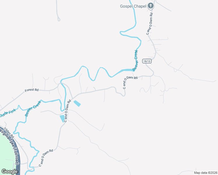 map of restaurants, bars, coffee shops, grocery stores, and more near 1668-1836 County Route 19-13 in Daniels