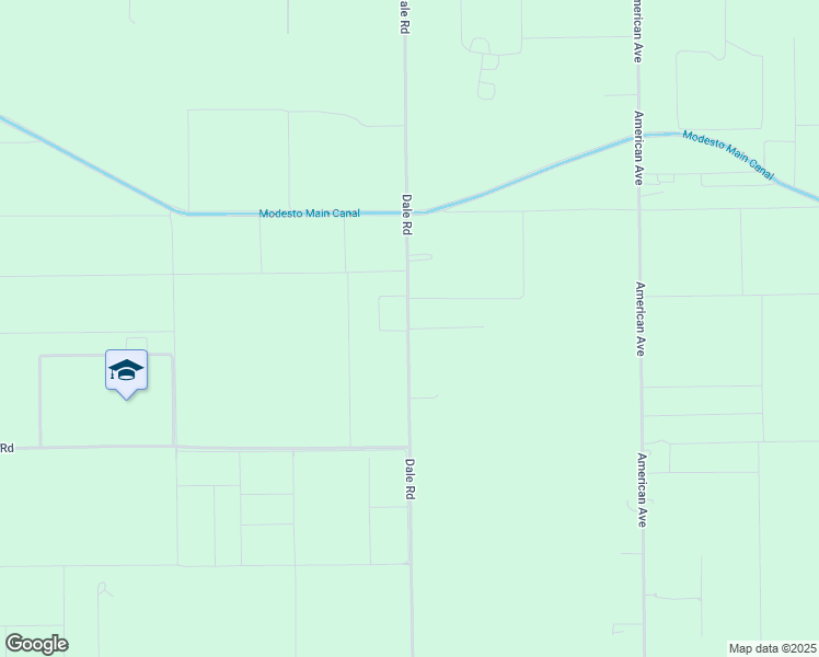 map of restaurants, bars, coffee shops, grocery stores, and more near 5778 Dale Road in Modesto