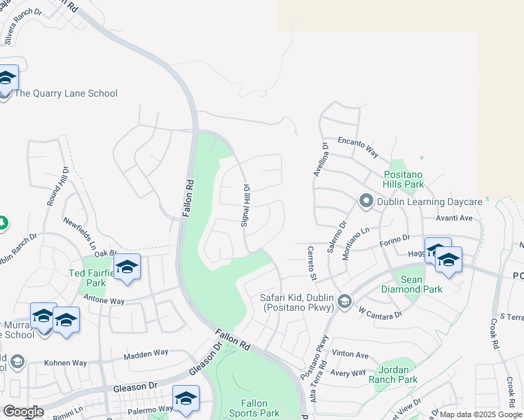 map of restaurants, bars, coffee shops, grocery stores, and more near 2860 East Castle Pines Terrace in Dublin