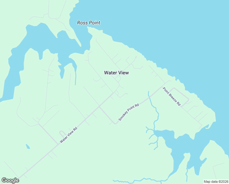 map of restaurants, bars, coffee shops, grocery stores, and more near 4960 Water View Road in Water View