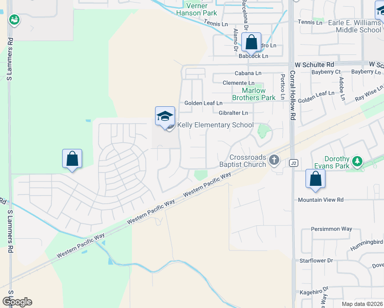 map of restaurants, bars, coffee shops, grocery stores, and more near 2439 Carol Ann Drive in Tracy