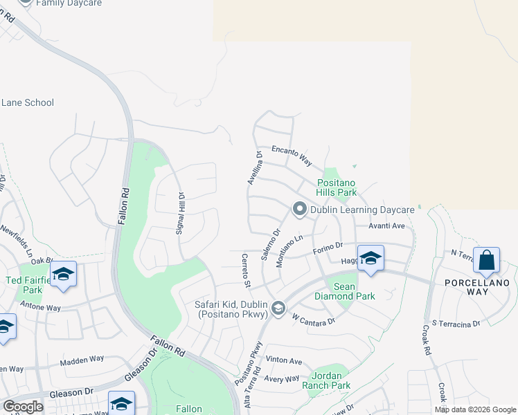 map of restaurants, bars, coffee shops, grocery stores, and more near 5565 Avellina Drive in Dublin