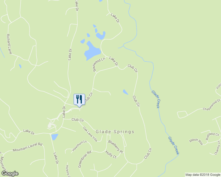 map of restaurants, bars, coffee shops, grocery stores, and more near 145 Woodland Drive in Daniels