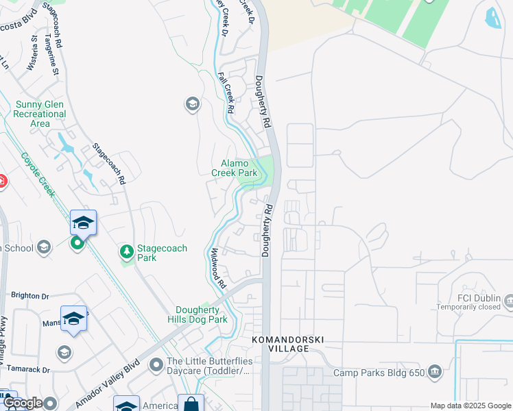 map of restaurants, bars, coffee shops, grocery stores, and more near 7322 Parkwood Circle in Dublin