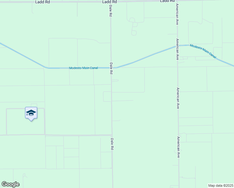 map of restaurants, bars, coffee shops, grocery stores, and more near 5778 Dale Road in Modesto