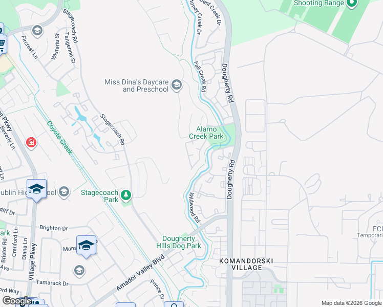 map of restaurants, bars, coffee shops, grocery stores, and more near 7522 Oxford Circle in Dublin