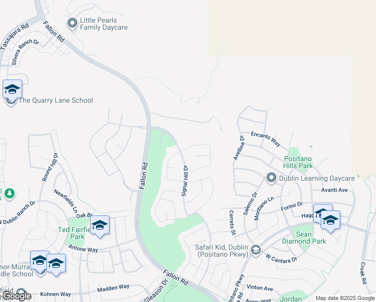 map of restaurants, bars, coffee shops, grocery stores, and more near 2848 East Cog Hill Terrace in Dublin