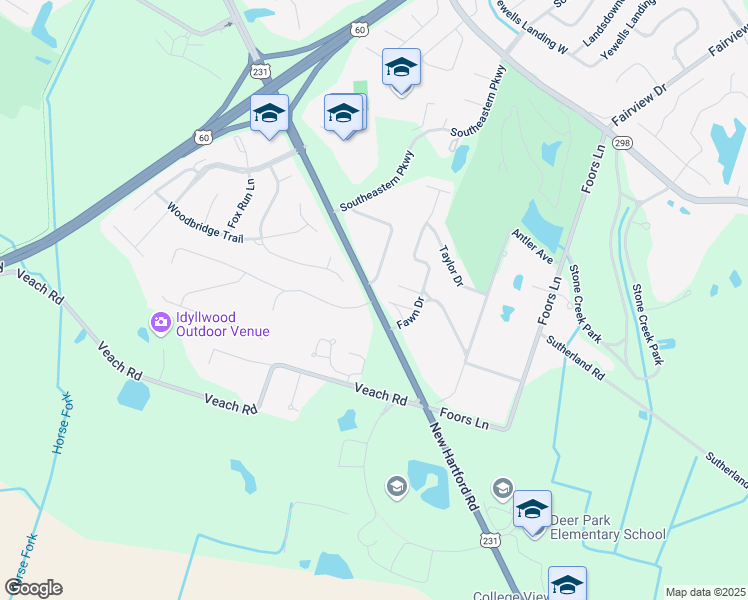 map of restaurants, bars, coffee shops, grocery stores, and more near 4771 New Hartford Rd in Owensboro