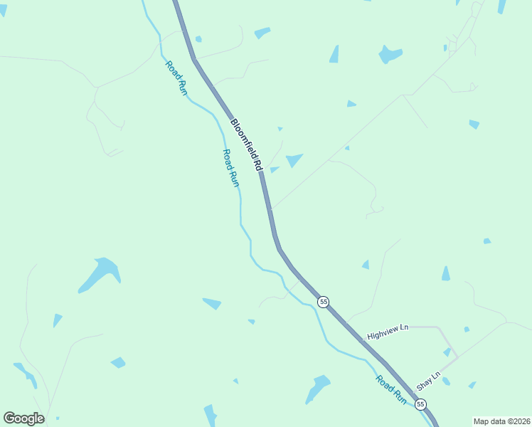 map of restaurants, bars, coffee shops, grocery stores, and more near 2595 Bloomfield Road in Springfield