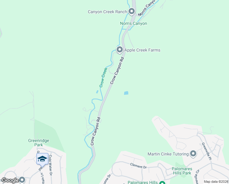 map of restaurants, bars, coffee shops, grocery stores, and more near 6703 Crow Canyon Road in Castro Valley