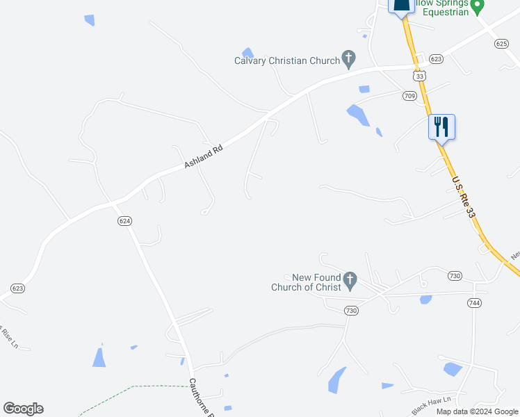 map of restaurants, bars, coffee shops, grocery stores, and more near 14367 Ashland Road in Glen Allen