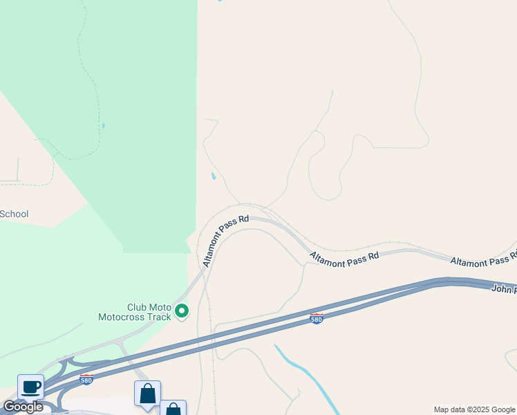 map of restaurants, bars, coffee shops, grocery stores, and more near Goecken Road in Alameda County