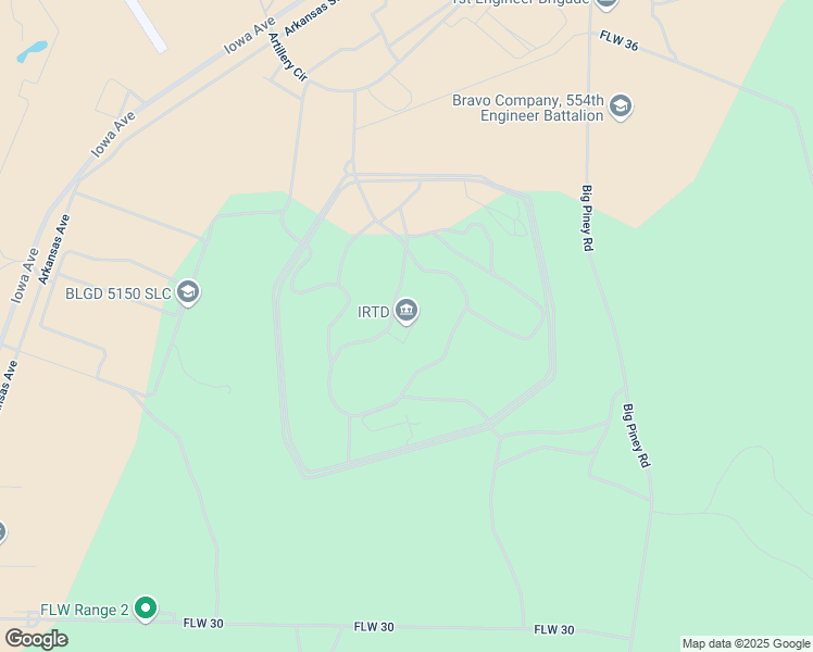 map of restaurants, bars, coffee shops, grocery stores, and more near in Fort Leonard Wood