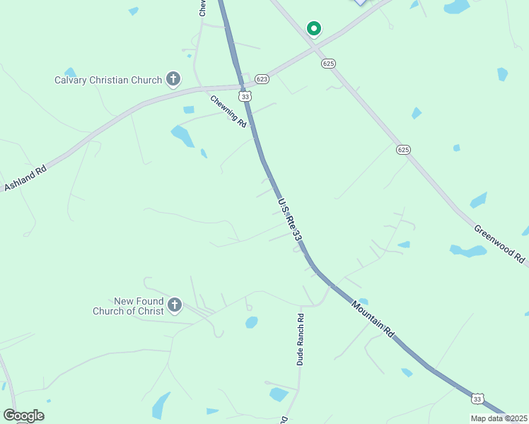map of restaurants, bars, coffee shops, grocery stores, and more near 14125 Mountain Road in Glen Allen
