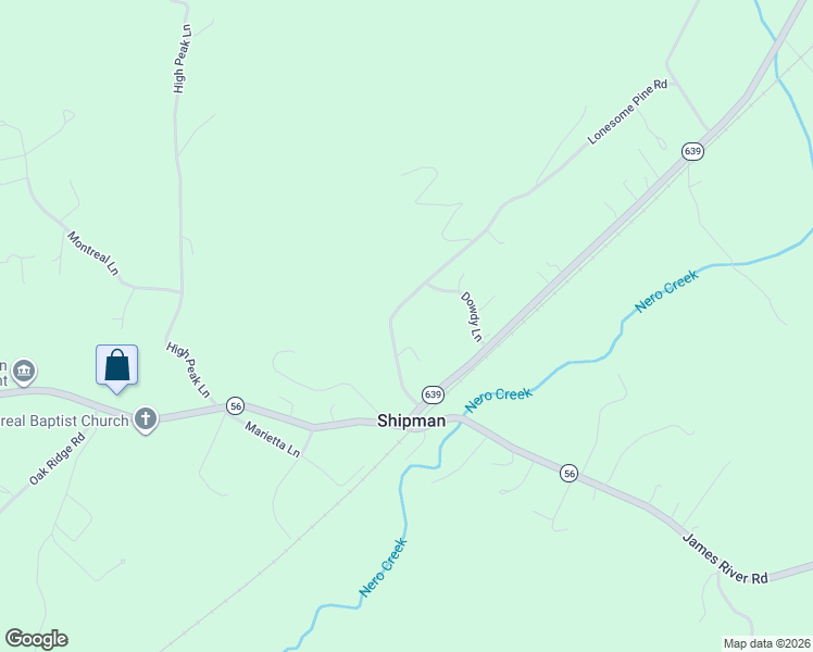 map of restaurants, bars, coffee shops, grocery stores, and more near 45-299 Lonesome Pine Rd in Nelson