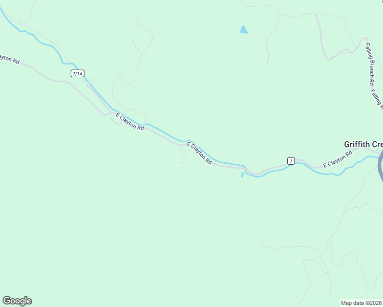 map of restaurants, bars, coffee shops, grocery stores, and more near 989 East Clayton Road in Alderson