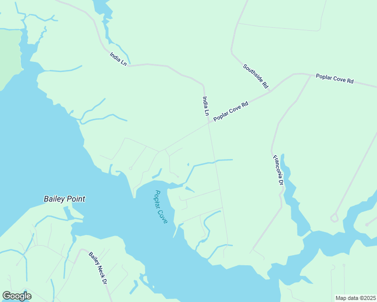 map of restaurants, bars, coffee shops, grocery stores, and more near 16423-16433 Bowditch Road in Onancock