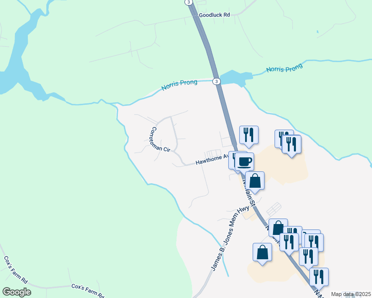 map of restaurants, bars, coffee shops, grocery stores, and more near 800 Corrotoman Circle in Kilmarnock