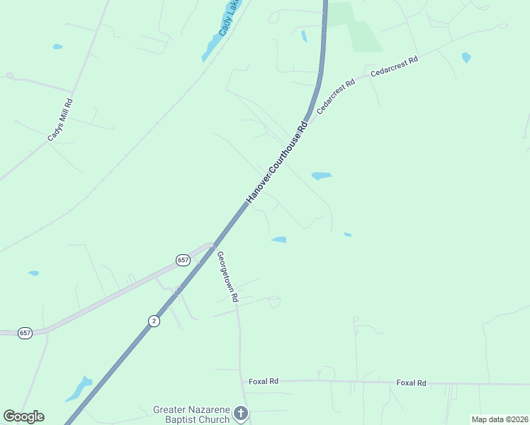 map of restaurants, bars, coffee shops, grocery stores, and more near 12054 Hanover Courthouse Road in Hanover