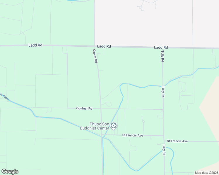 map of restaurants, bars, coffee shops, grocery stores, and more near 6060 Carver Road in Modesto