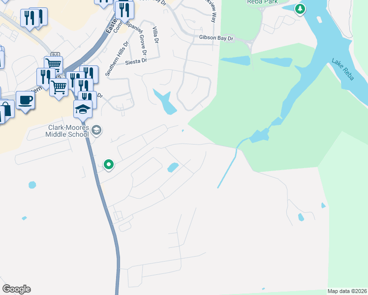 map of restaurants, bars, coffee shops, grocery stores, and more near 116 Punkin Run Road in Richmond
