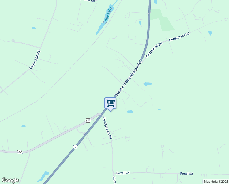 map of restaurants, bars, coffee shops, grocery stores, and more near 12057 Hanover Courthouse Road in Hanover