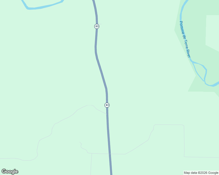 map of restaurants, bars, coffee shops, grocery stores, and more near 3603-3657 Missouri 83 in Bolivar