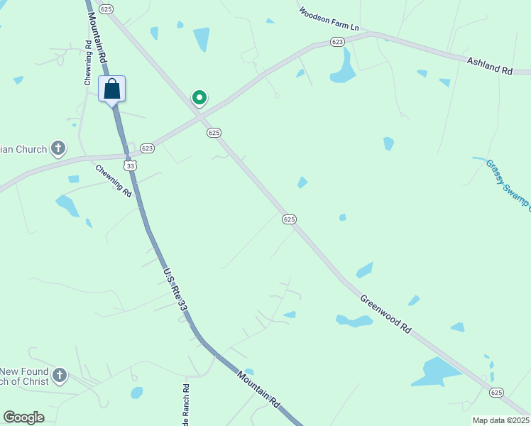 map of restaurants, bars, coffee shops, grocery stores, and more near 13581 Greenwood Road in Glen Allen