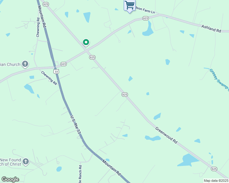 map of restaurants, bars, coffee shops, grocery stores, and more near 13581 Greenwood Road in Glen Allen