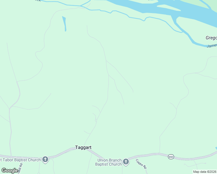 map of restaurants, bars, coffee shops, grocery stores, and more near Hardware Road in Buckingham County