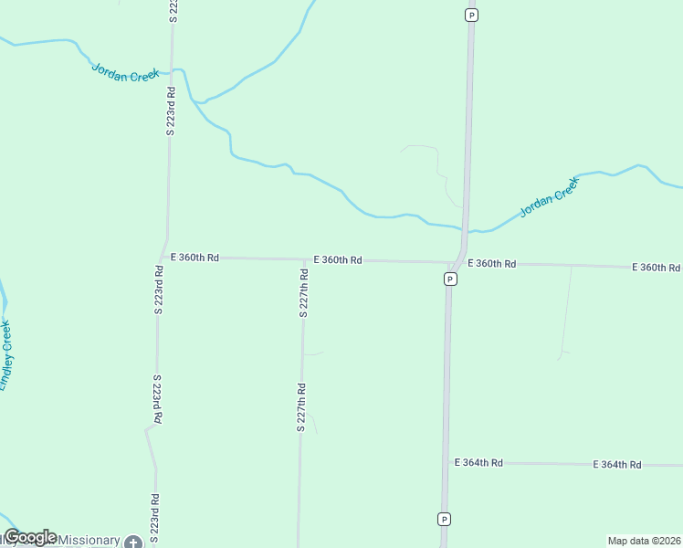 map of restaurants, bars, coffee shops, grocery stores, and more near 2280 East 360th Road in Louisburg